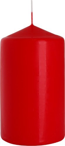 AGD BISPOL Świeca walec 70/120-030 CZERWONA/6 0479