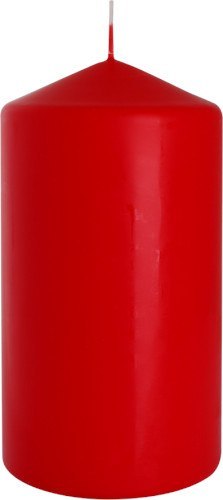 AGD BISPOL Świeca walec 80/150-030 CZERWONA/6 0776