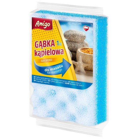 AGD AMIGO 3299 Gąbka kąpielowa do MASAŻU /64 8280 AGD AMIGO 3299 Gąbka kąpielowa do MASAŻU /64 8280