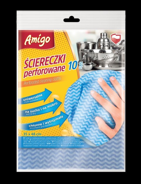AGD AMIGO 9239 Ścierka perforow.kpl.10szt./48 AGD AMIGO 9239 Ścierka perforow.kpl.10szt./48