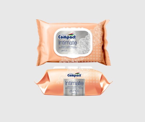 AGD Chusteczki nawilżane INTIMATE 25szt. Ultra Compact/10*8 4585 AGD Chusteczki nawilżane INTIMATE 25szt. Ultra Compact/10*8 4585