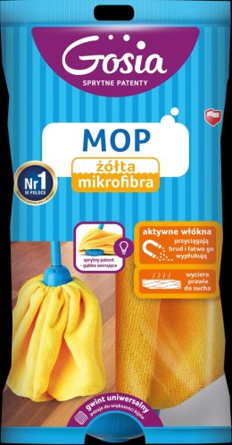 AGD GOSIA 3329 Mop żółty mikrofibra - zapas /12