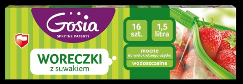 AGD GOSIA 4623 Woreczki z suwakiem 1,5l a 16szt. /18 7973 AGD GOSIA 4623 Woreczki z suwakiem 1,5l a 16szt. /18 7973