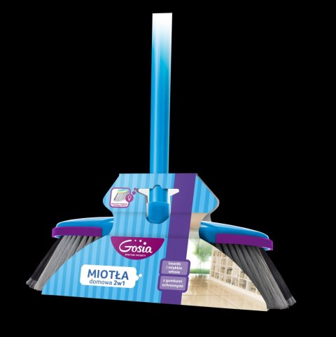 AGD GOSIA 7822 Miotła domowa miękka kpl +kij/4 3696