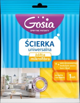 AGD GOSIA 9062 Ścierka uniw.mikrofibra żółta/20 6902