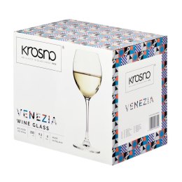 AGD Krosno - 8235 Kpl.6 kiel.250ml.VENEZIA wino białe (280ml) (5413)