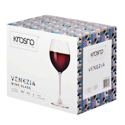 AGD Krosno - 8235 Kpl.6 kiel.350ml.do wina czerw.VENEZIA(380ml) stary kod 5413 AGD Krosno - 8235 Kpl.6 kiel.350ml.do wina czerw.VENEZIA(380ml) stary kod 5413