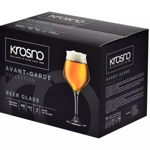 AGD Krosno - A7640 Kpl.4 kiel. 420ml degustac. piwo AVANT-GARDE