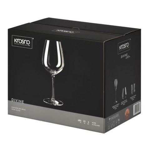 AGD Krosno - C733 Kpl.6kiel 580ml. wino czerw.DIVINE (670ml) AGD Krosno - C733 Kpl.6kiel 580ml. wino czerw.DIVINE (670ml)