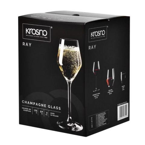 AGD Krosno - D011 Kpl.4kiel.175ml.szampan RAY AGD Krosno - D011 Kpl.4kiel.175ml.szampan RAY