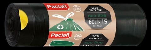 AGD Paclan 33789 Worki na śm.ECO LINE 60l 15szt./24 133782 133790