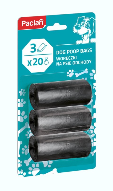 AGD Paclan 34403 Woreczki na psie odchody DOGGY BOGS 3szt./20 134400