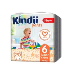 AGD WYP.Pieluchomajtki KINDII JUNIOR EXTRA 6 (15kg ) 20szt./3 7330 10246115 28,10,2028r