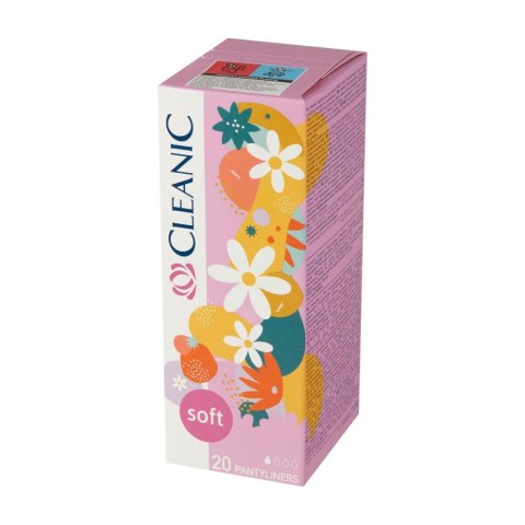 AGD WYP.Wkładki CLEANIC SOFT PANTY liners unfolded 20szt./12 5619