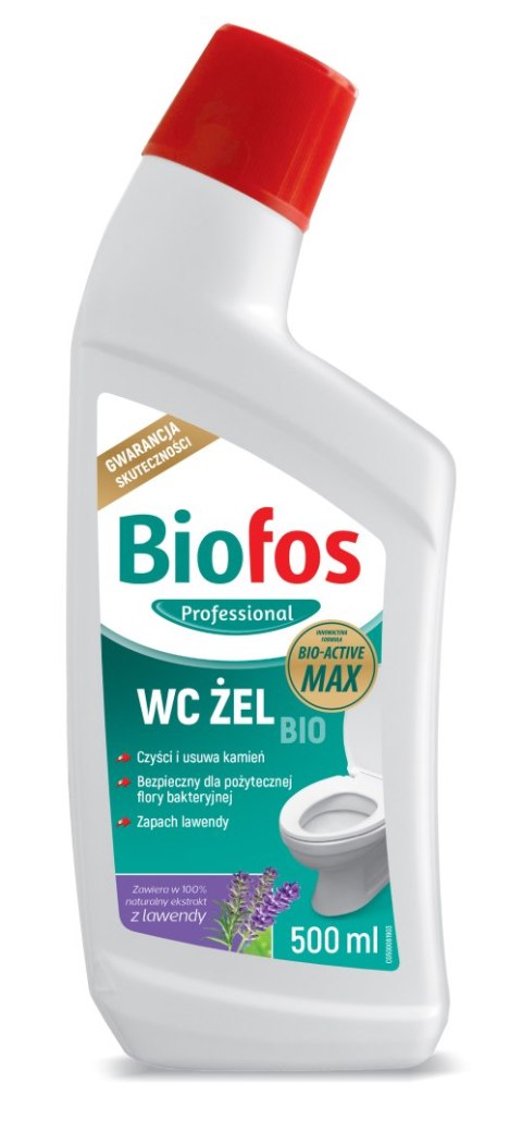 Biofos WC żel BIO 500ml Biofos WC żel BIO 500ml