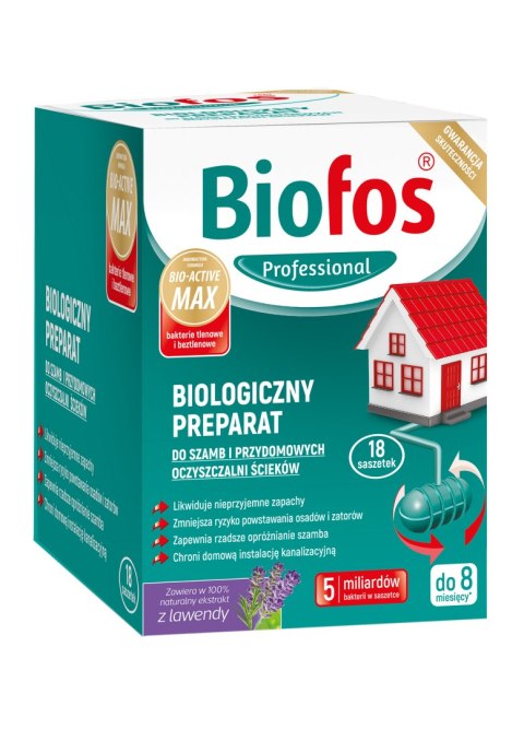 Biofos saszetka do szamb 25g ( displ.18szt) Biofos saszetka do szamb 25g ( displ.18szt)