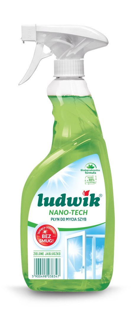 Ludwik 600ml pł.apple d/szyb i glaz.nano-tech /10 Ludwik 600ml pł.apple d/szyb i glaz.nano-tech /10