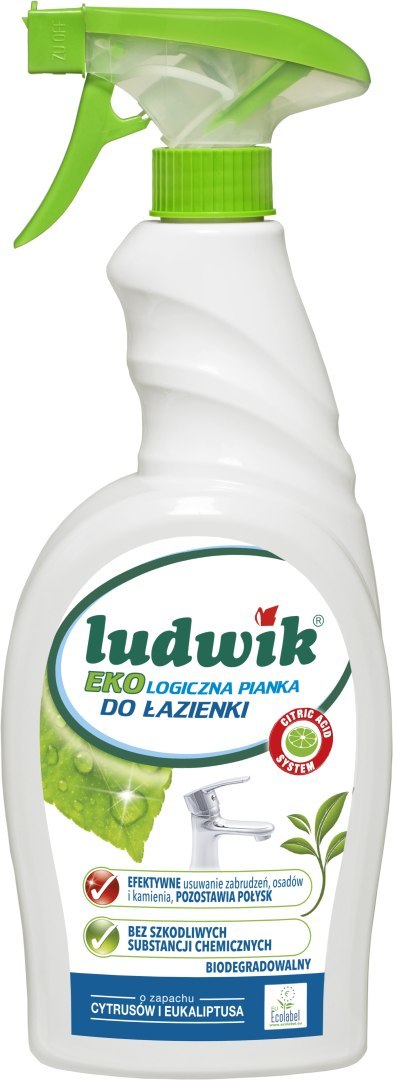 Ludwik 750ml Ekologiczna pianka do czyszczenia lażienki /6 Ludwik 750ml Ekologiczna pianka do czyszczenia lażienki /6