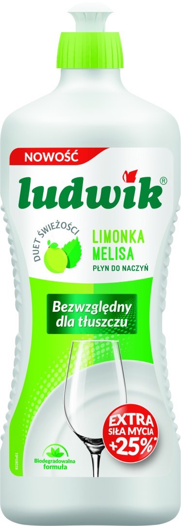 Ludwik 900g limonka z melisą "Duet świeżosci "/12 Ludwik 900g limonka z melisą "Duet świeżosci "/12