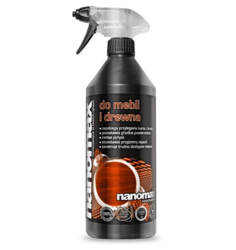 NANOMAX spray do mebli i drewna 1l /6 NANOMAX spray do mebli i drewna 1l /6