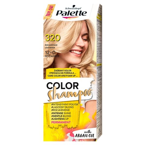 PALETTE szampon 12-0 rozjaśniacz 0658 K