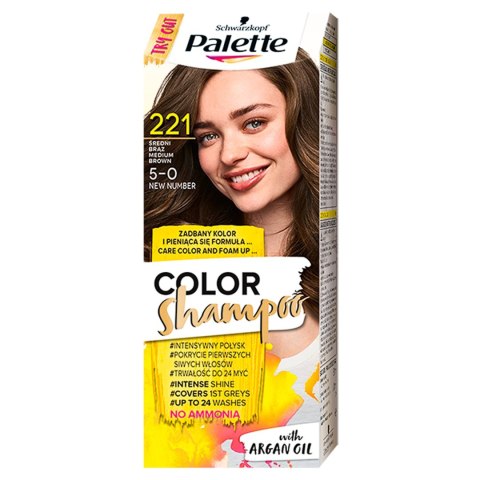 PALETTE szampon 5-0 średni brąz 0474 K