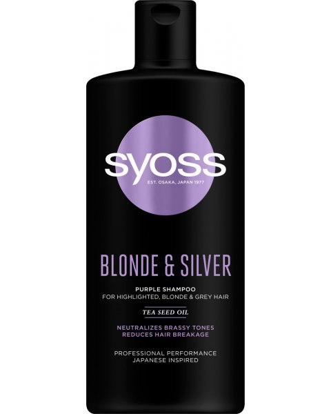 SYOSS szampon Blond&Silver 440ml 0097 SYOSS szampon Blond&Silver 440ml 0097