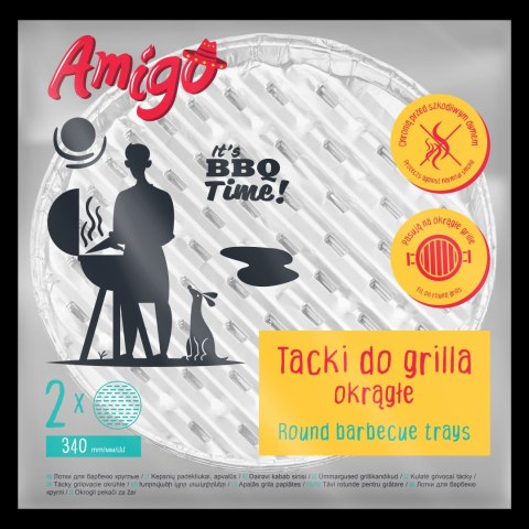 AGD AMIGO 3367 Tacki do grilla 2szt.okr./20