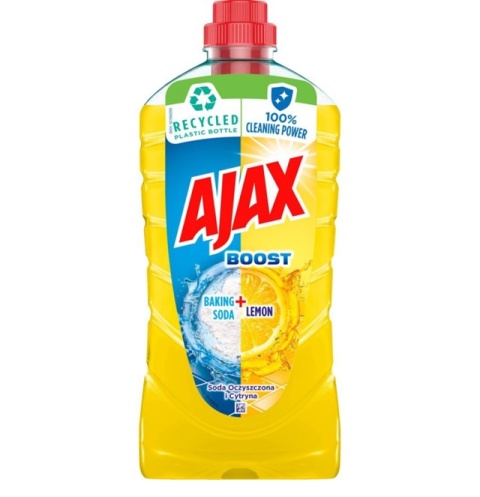 Ajax Boost Uniwersalny Płyn Soda Oczyszczona i Cytryna 1L