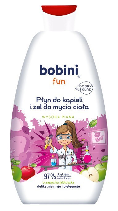 BOBINI FUN Pł.K.Ż. jabłko wys.piana 500ml /12 342 BOBINI FUN Pł.K.Ż. jabłko wys.piana 500ml /12 342