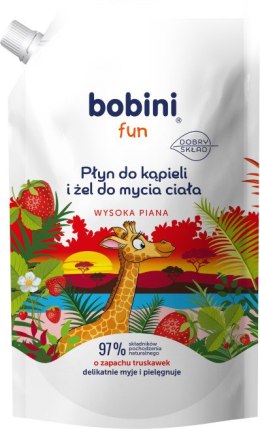 BOBINI FUN Płyn do Kąp.Żel truskawk.wys.piana ref 500ml/12 427