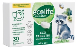 Ecolife all in one Tabletki do zmywarek 30szt /6