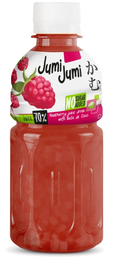 Jumi Jumi Napój malina 70% soku z nata de coco 320ml