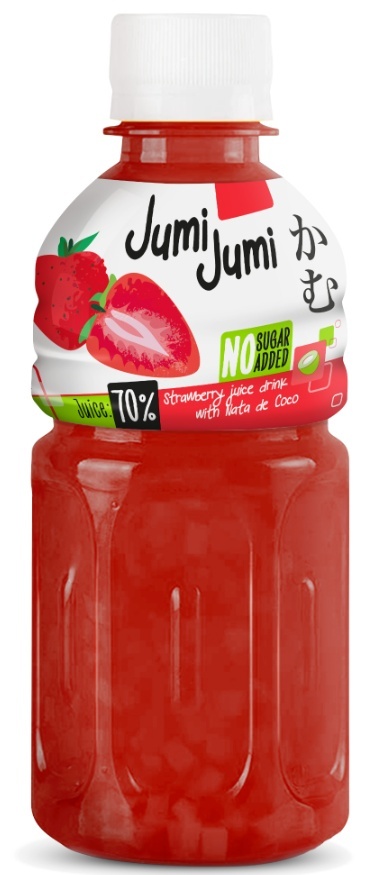 Jumi Jumi Napój truskawka 70% soku z nata de coco 320ml