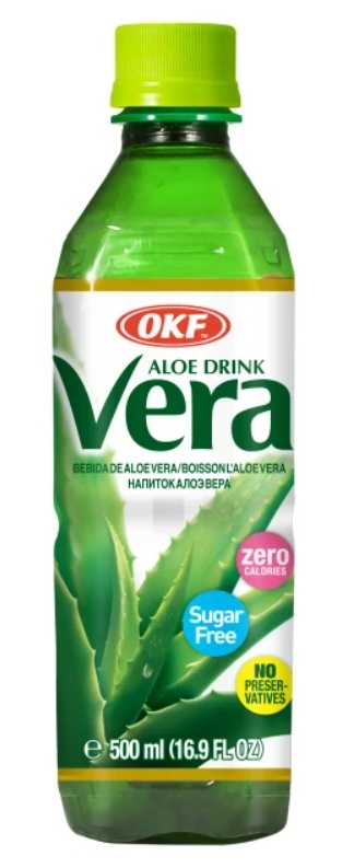 OKF Aloe Vera Sugar Free z cząstkami aloesu 500ml