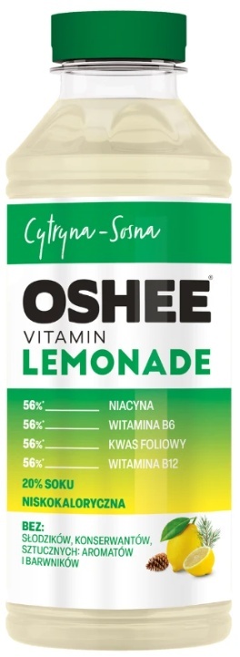 OSHEE Vitamin Lemonade cytryna - sosna 555 ml