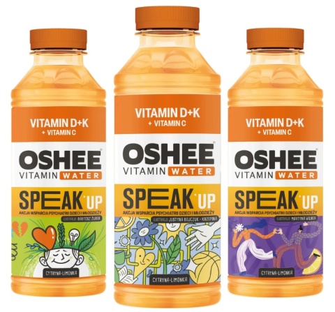OSHEE Vitamin Water D + K 555 ml SPEAK UP