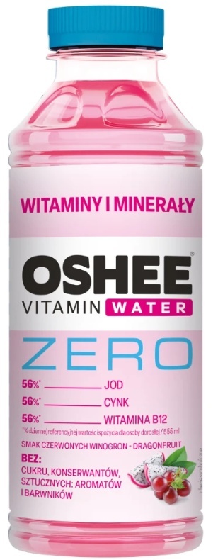 OSHEE ZERO Vitamin Water witaminy i minerały 555 ml