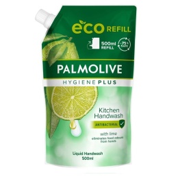 Palmolive Hygiene Plus Kuchenne Mydło w płynie antybakteryjne Lime 500ml - zapas