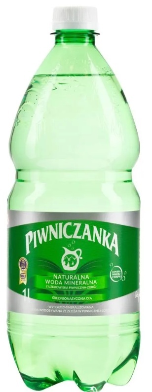 Piwniczanka 1l średnionasycona ZIELONA/6/756/5900467000696